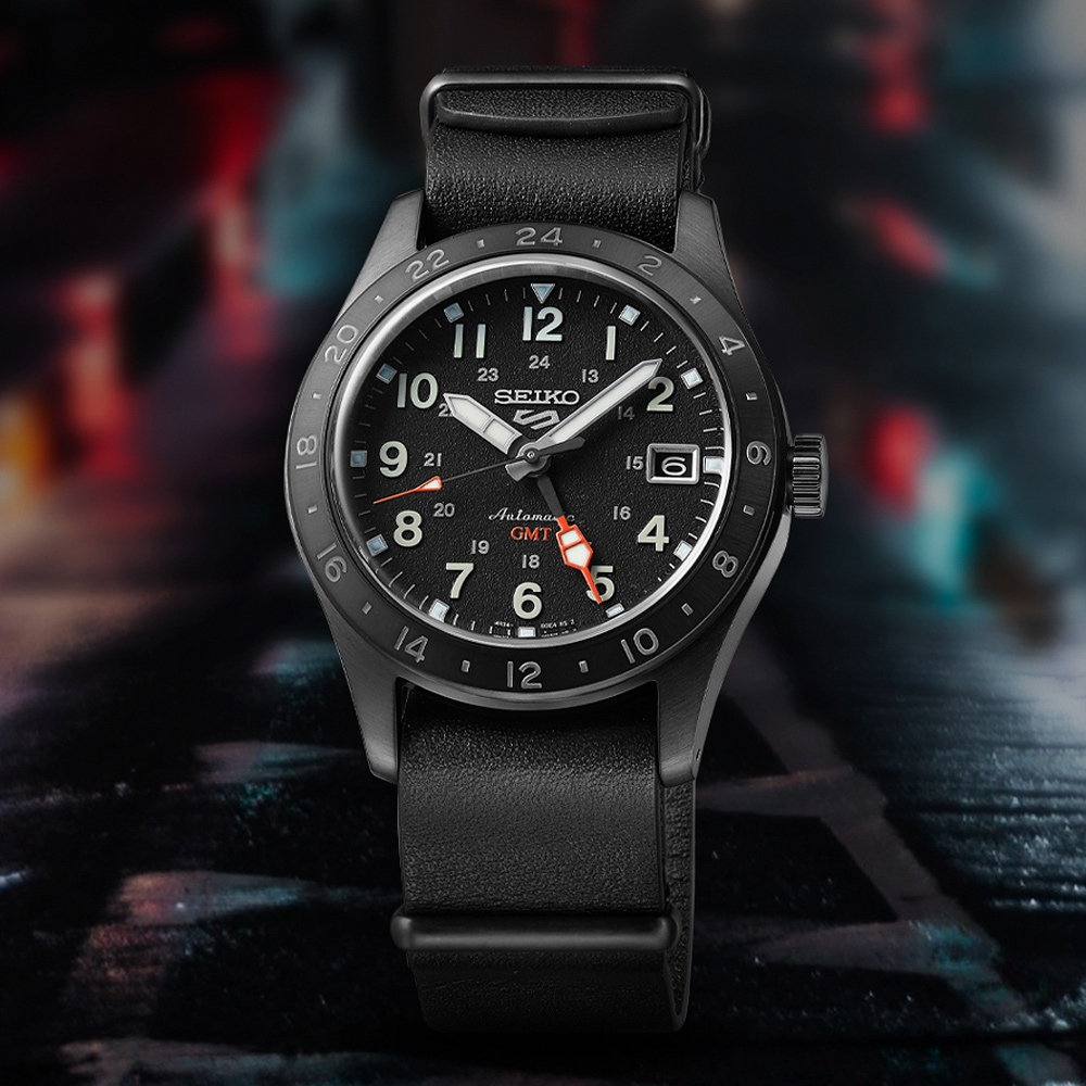 SEIKO 精工 5 Sports Field 系列 GMT機械錶 SSK025K1/4R34-00C0C, , large