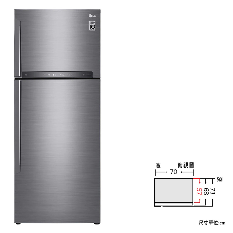 LG GI-HL450SV變頻冰箱, , large
