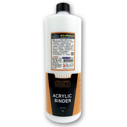 普思AP Mission壓克力顏料黏合劑1000ML, , large