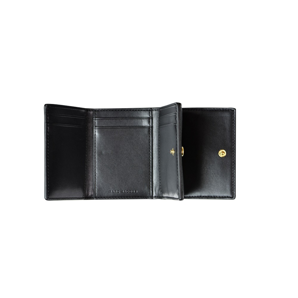 平行輸入【MARC JACOBS 馬克賈伯】三折短夾 咖啡色 (證件 紙鈔 零錢款), , large