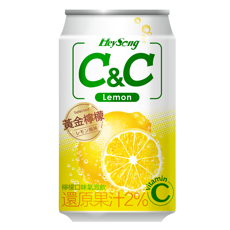 黑松CC檸檬氣泡飲can 330ml, , large