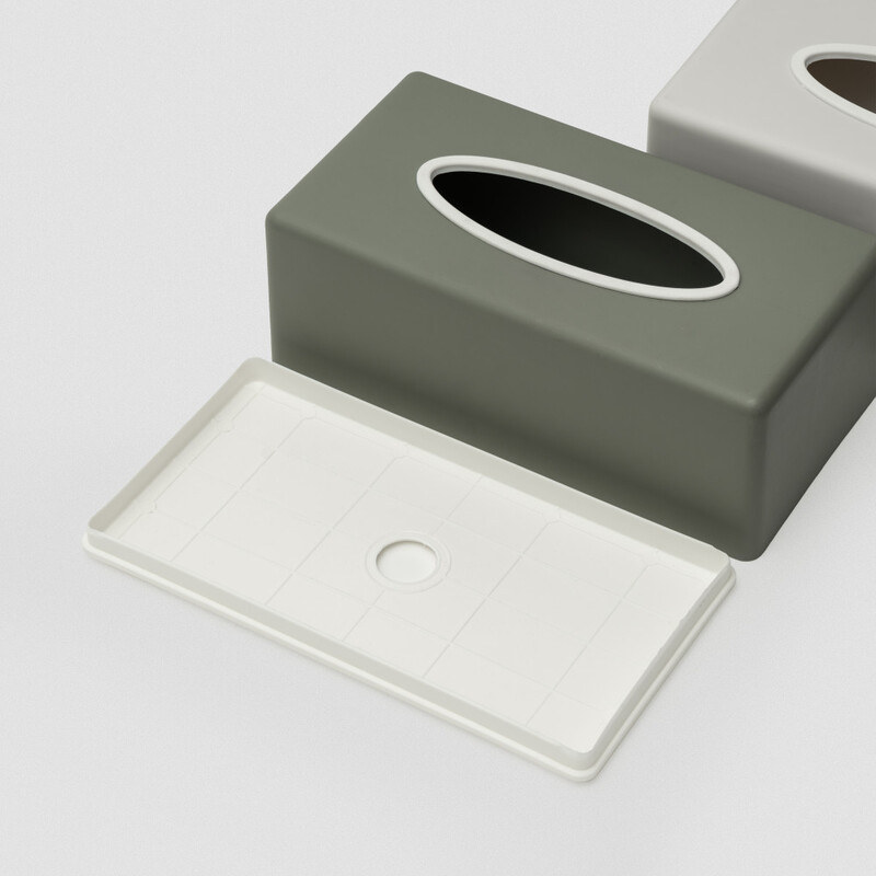 GINII基尼|霧面質感面紙盒 莫蘭迪綠/衛生紙盒 紙巾盒 收納盒 抽取式紙盒 面紙 衛生紙, 莫蘭迪綠, large