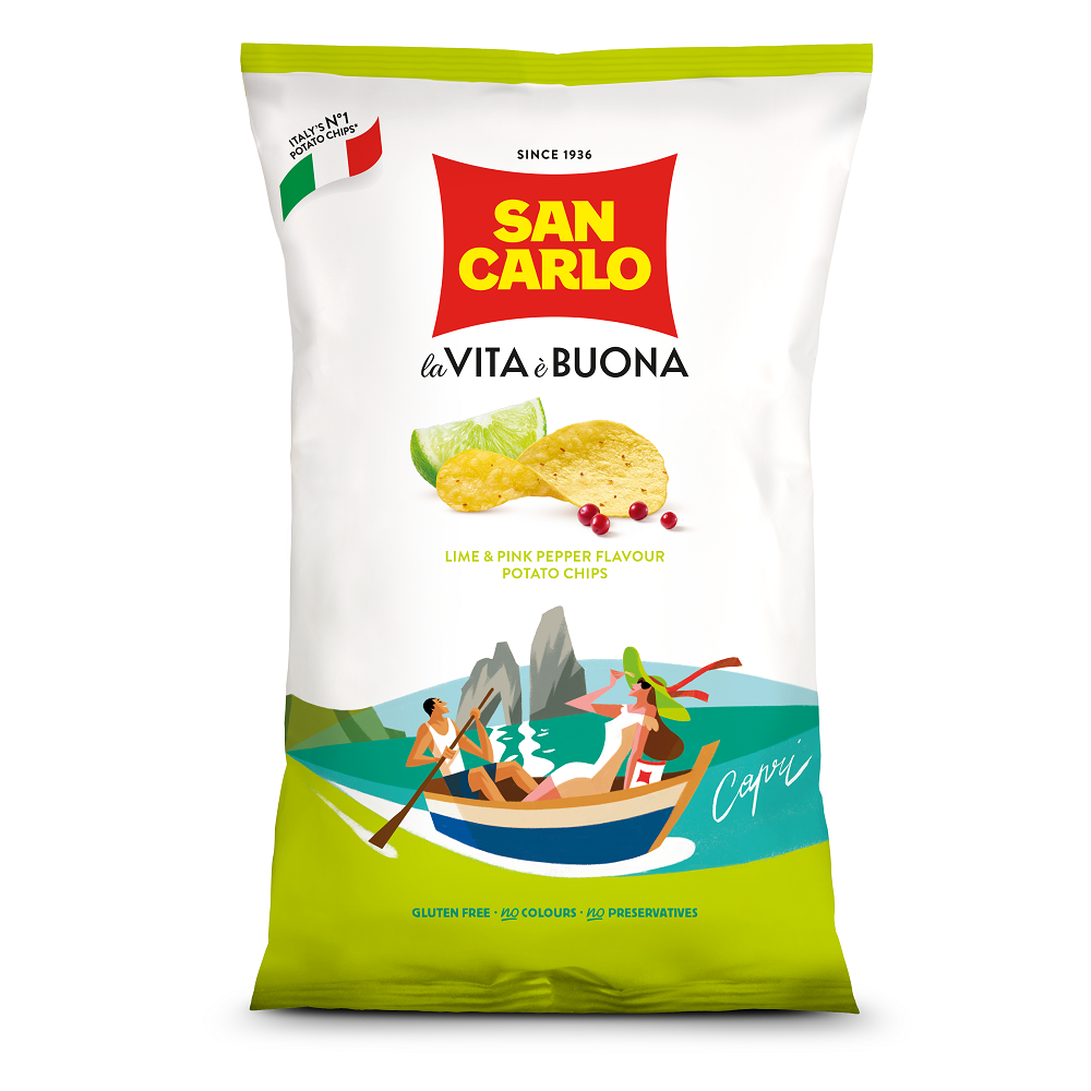 義大利San Carlo洋芋片-萊姆胡椒, , large
