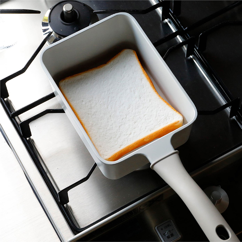 【CB JAPAN】copan Supot系列 IH爐輕量方型料理鍋13x18cm(附蓋), , large