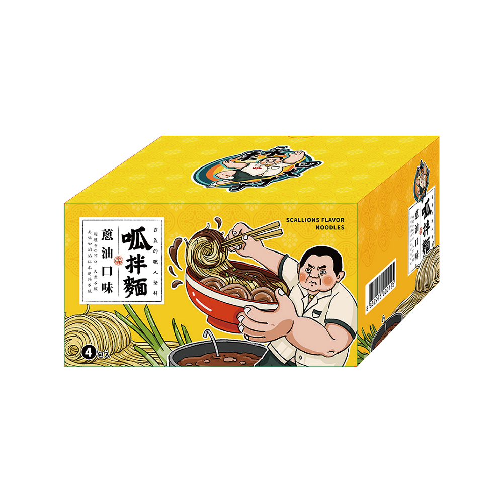 呱拌麵-蔥油口味6入, , large