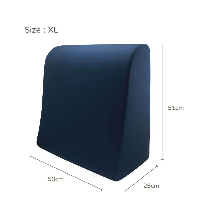 ｜涼感深藍｜舒足枕XL號 抬腿枕 枕頭 趴枕, , large