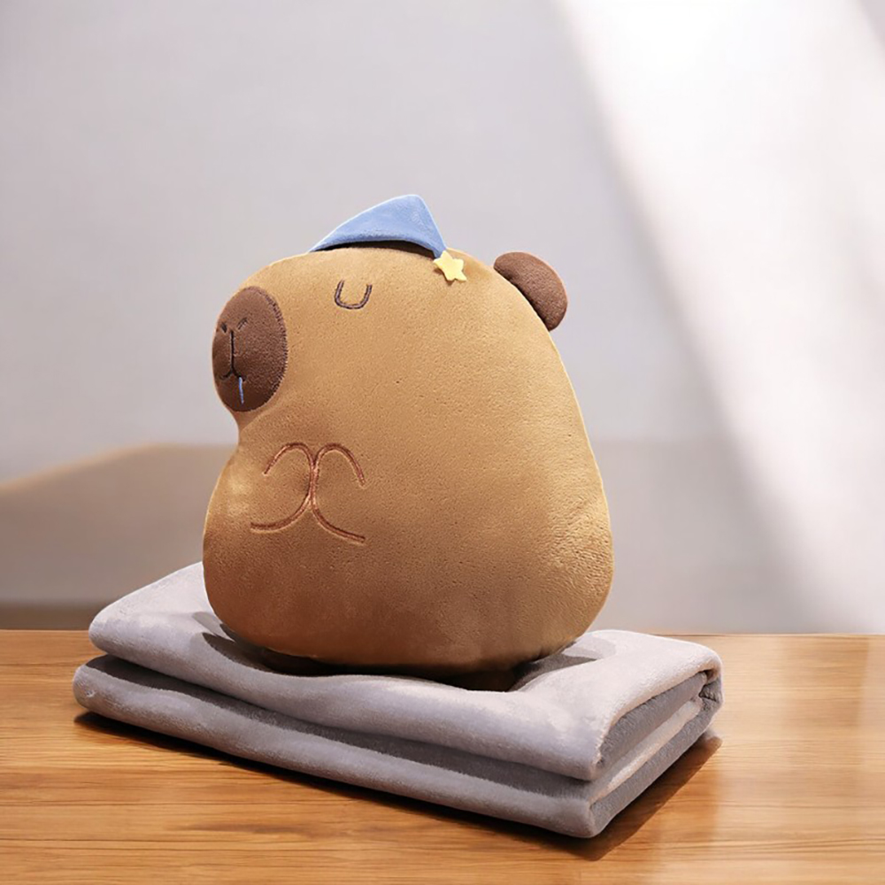 capybara-pillow-blanket, , large