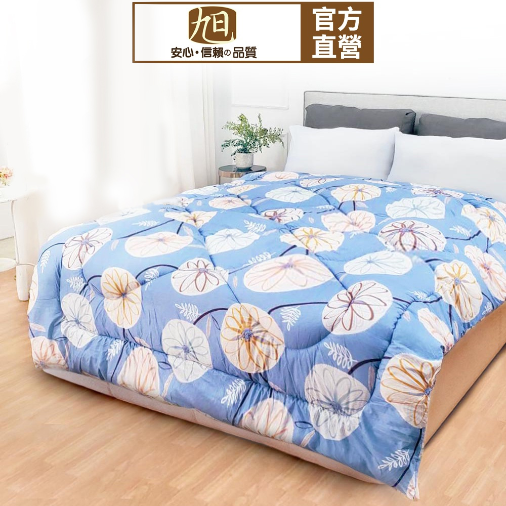 【日本旭川】吸濕排汗6x7石墨烯印花被(贈石墨烯雙人寢具三件組) 暖被被子冬被石墨烯棉被石墨烯被, , large