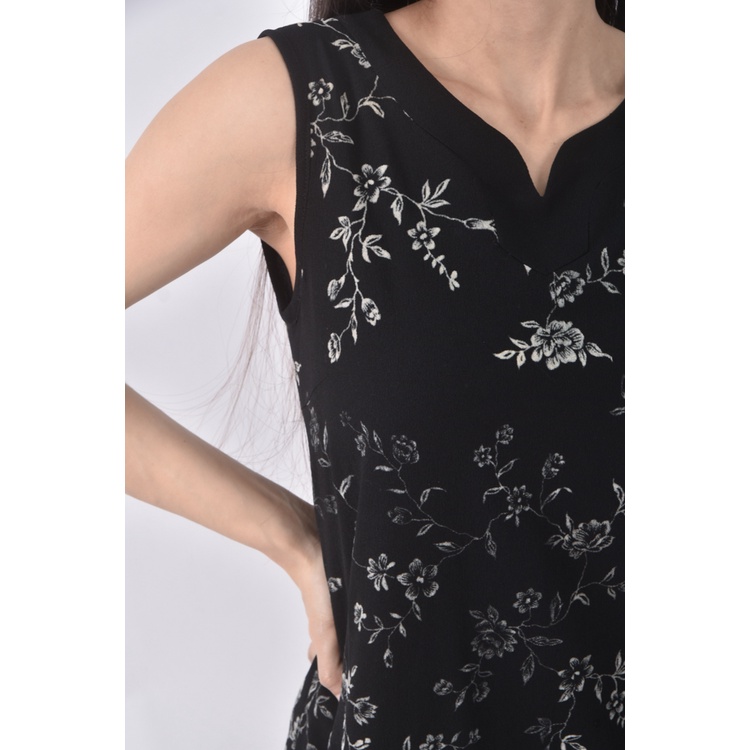 (S) j 2 cluk質感無袖黑色洋裝二手衣, , large