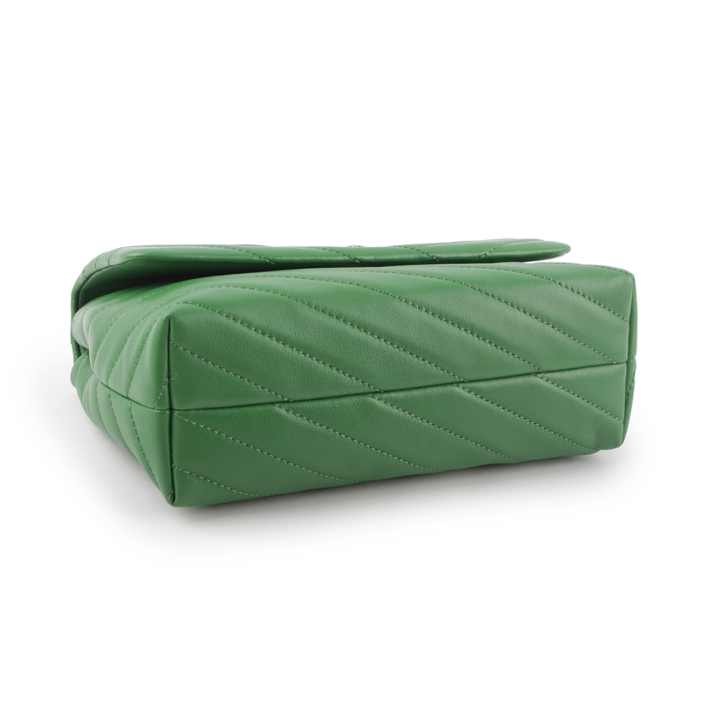 Tory Burch Kira 縫線設計小款肩背/斜背二用包/羅勒綠, , large