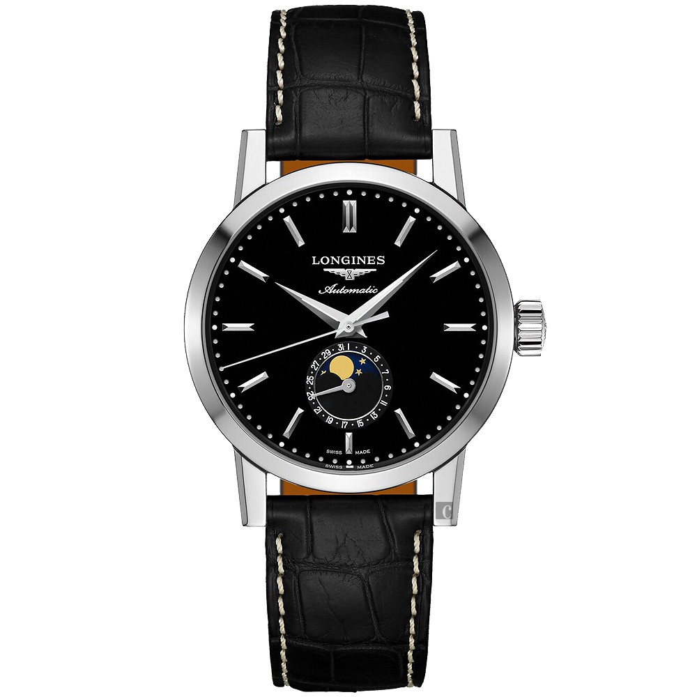 Longines 浪琴 Heritage 1832月相機械錶-40mm L48264520