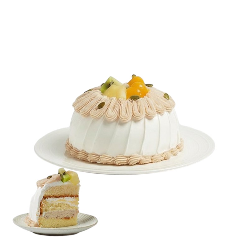 6 taro pudding whipped cream cake, , large