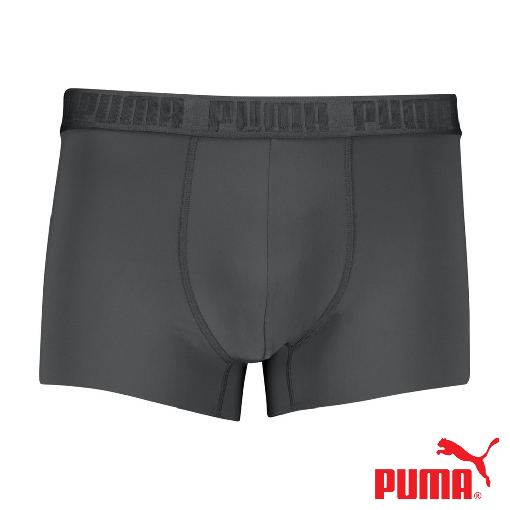 PUMA 涼感內褲 3件組 彪馬 跳豹 男內褲 冰絲內褲 平口內褲 涼感 彈力 貼身 透氣 抗菌 無痕 灰 淺灰 淺藍, , large