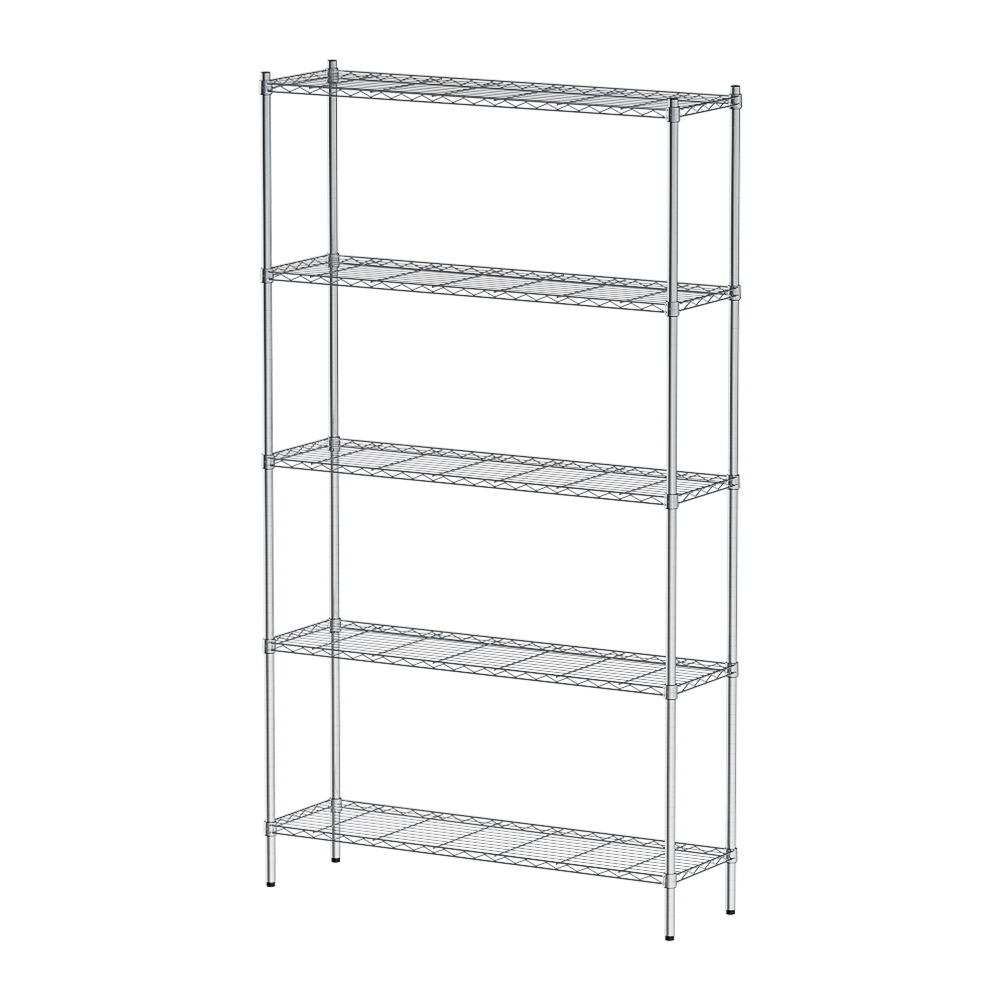 【Y HOUSE】120x35x210cm Lightweight Five-layer Iron Rack Iron Rack Shelf-Electroplating, , large