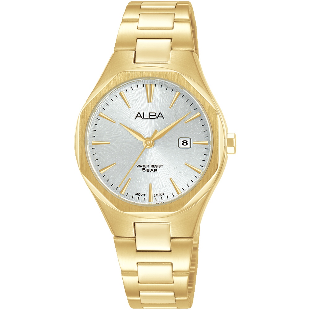 ALBA 雅柏 PRESTIGE 八角時尚女錶-30mm AH7DN2X1/VJ22-X431G