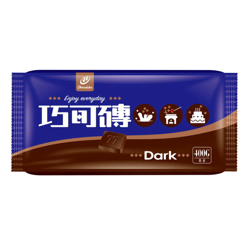 77 Dark Chocolate 400g, , large