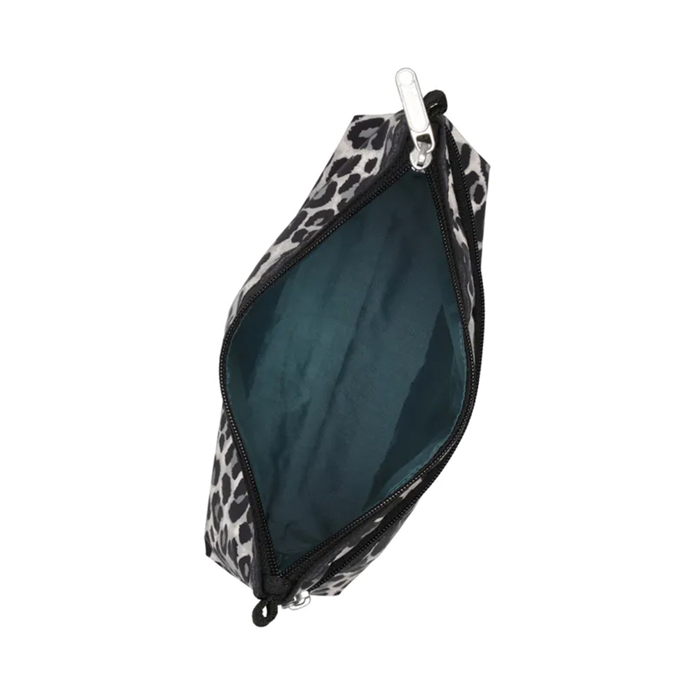 |快速出貨|Lesportsac Cosmetic Clutch 雙層拉鍊收納化妝包 送禮-柔影豹紋, , large