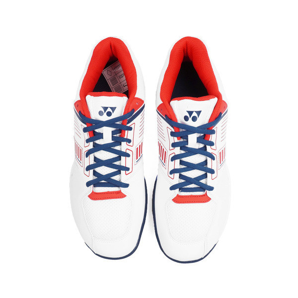 Yonex Power Cushion Strider Flow 男 羽球鞋 寬楦 白紅 [SHBSF1WEX114], , large