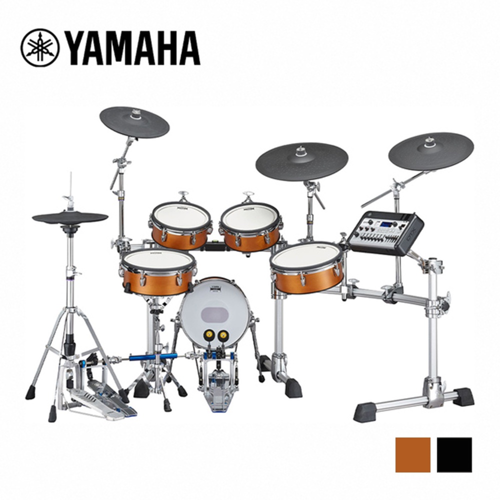 【現省萬元再享價值4,800元贈品】YAMAHA DTX10K-X 矽膠打板電子鼓 黑/原木【敦煌樂器】, , large