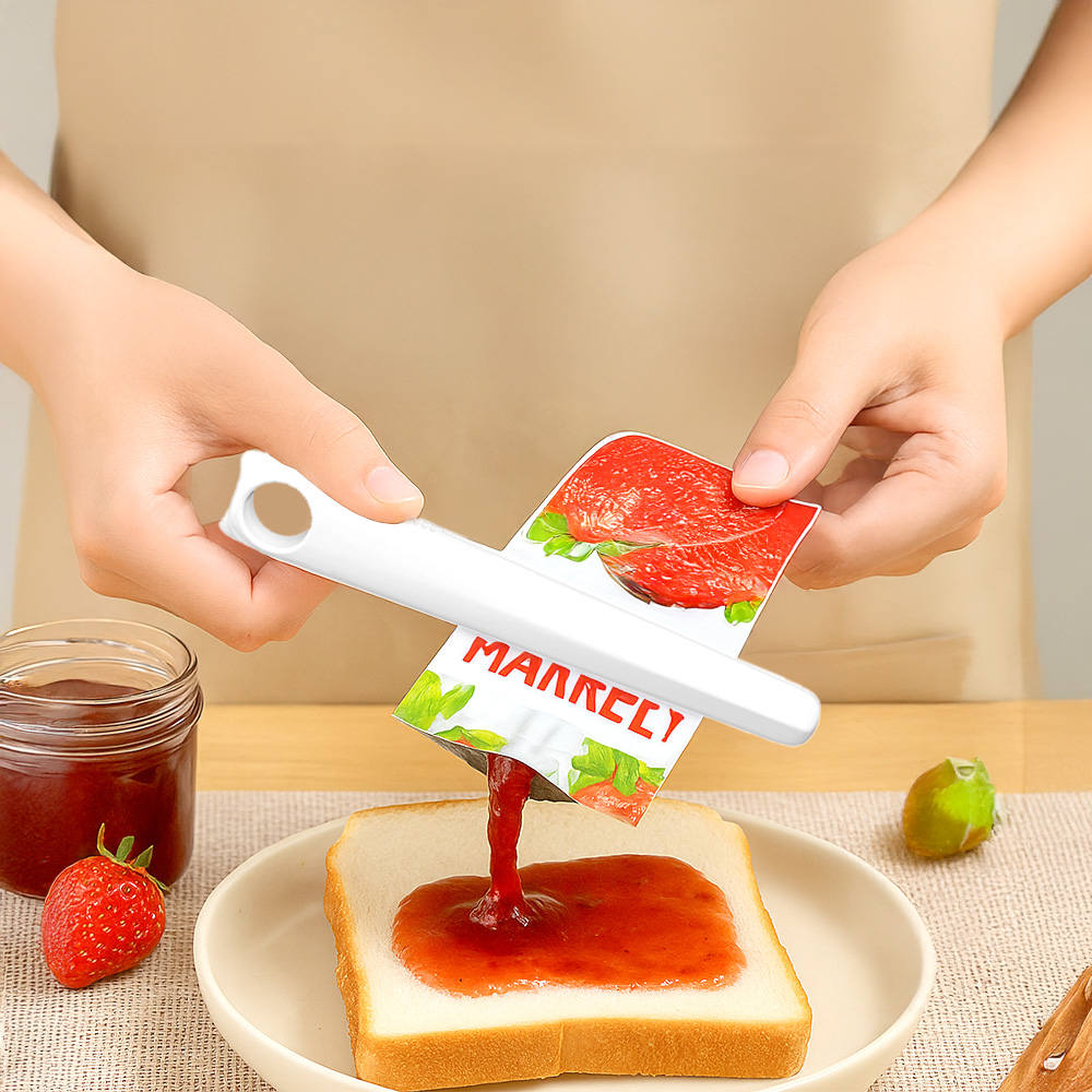 【上手家居】廚房用品省力擠壓器 白色(定量擠壓器/擠壓夾/擠壓神器/擠壓工具), , large