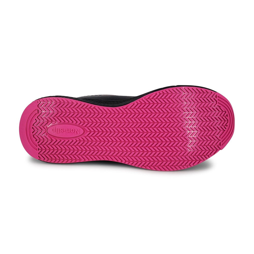 ROAD EASY 磁能健康女鞋 女運動鞋 女鞋 休閒鞋 健走鞋 反光 保護後跟 穴位按摩 血液循環 SRC防滑 黑桃, , large