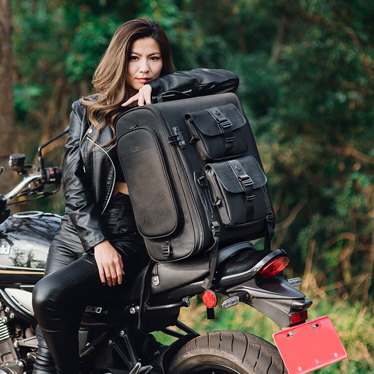 【Niche 樂奇】重機高背靠後座包 摩托車旅行後架包 (65L) NMO-2304, , large