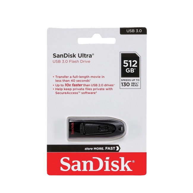 【SanDisk】Ultra CZ48 512G USB 3.0 隨身碟 高速 130MB/s, , large