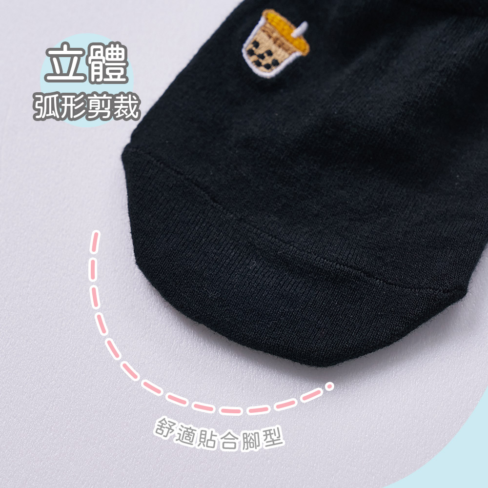 (多款)韓系刺繡隱形襪 台灣製隱形襪【ONEDER 旺達棉品】GK-AP101, , large