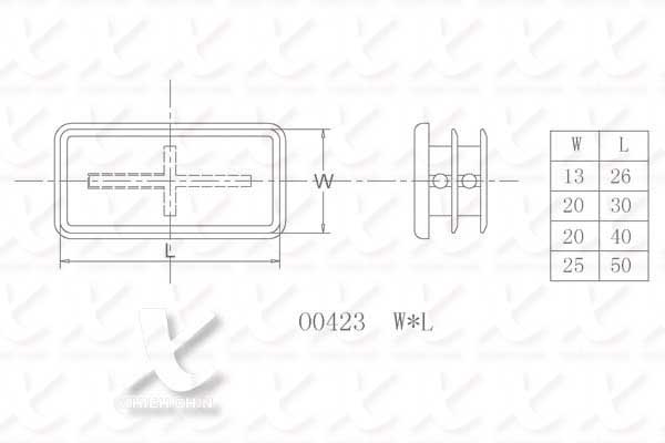 RECTANGULAR TUBE COVER, , large