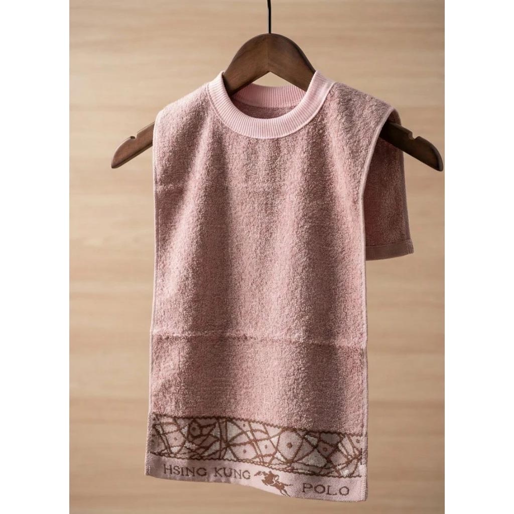 [Kaimei Cotton] Randomly excellent MIT made in Taiwan pure cotton breathable adult bib/spit napkin printed style, , large