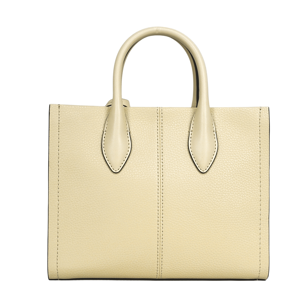 Michael Kors Mirella 荔枝皮革刺繡背帶小款二用托特包/奶油白, , large