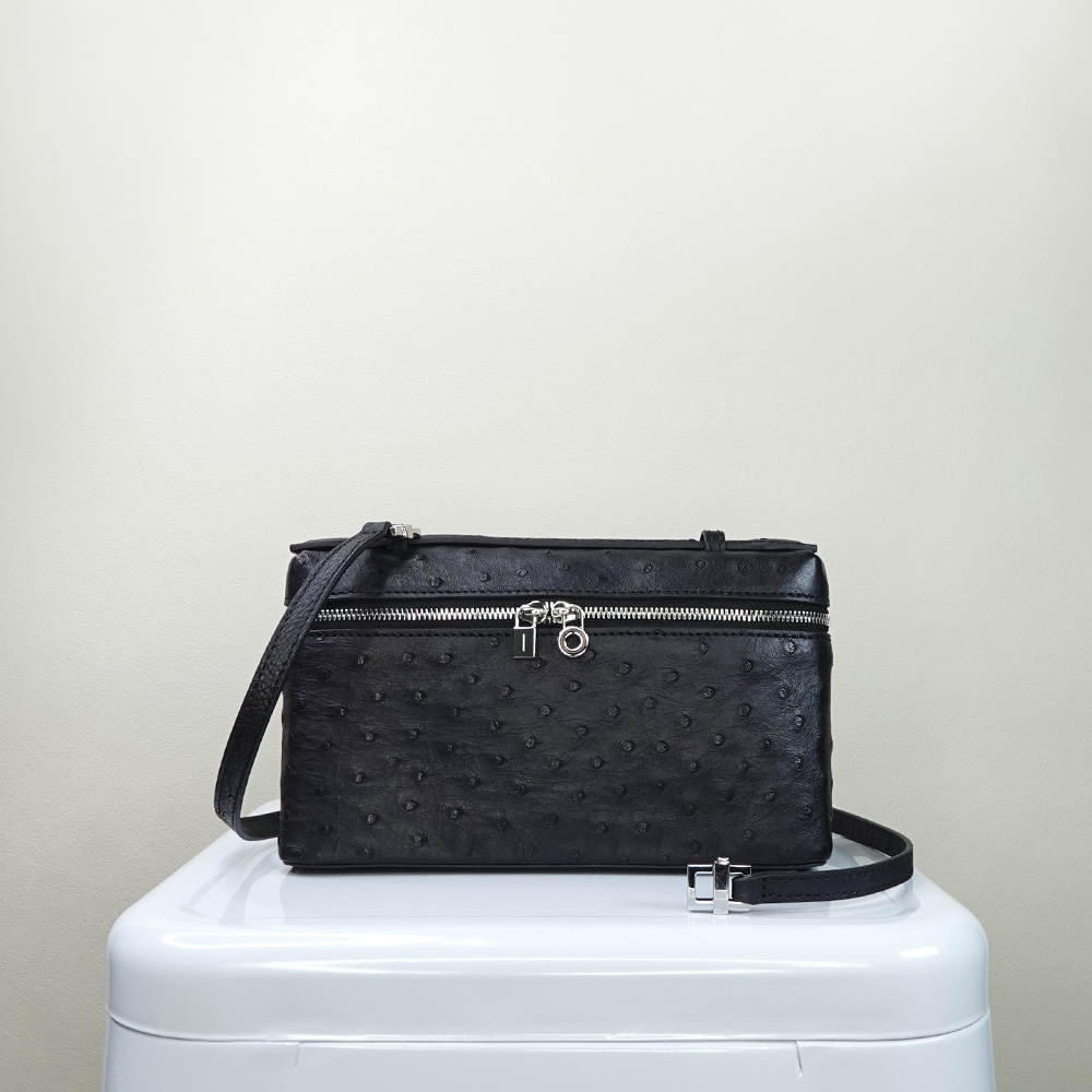 【M2nd】輕旅必備鴕鳥皮隨身包(T9387A), , large