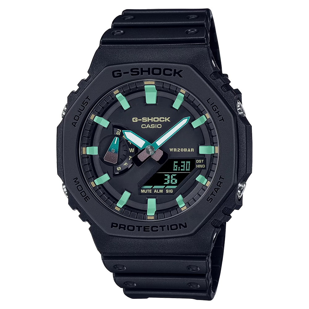 CASIO 卡西歐 G-SHOCK 2100八角鏽鐵意象手錶 GA-2100RC-1A, , large