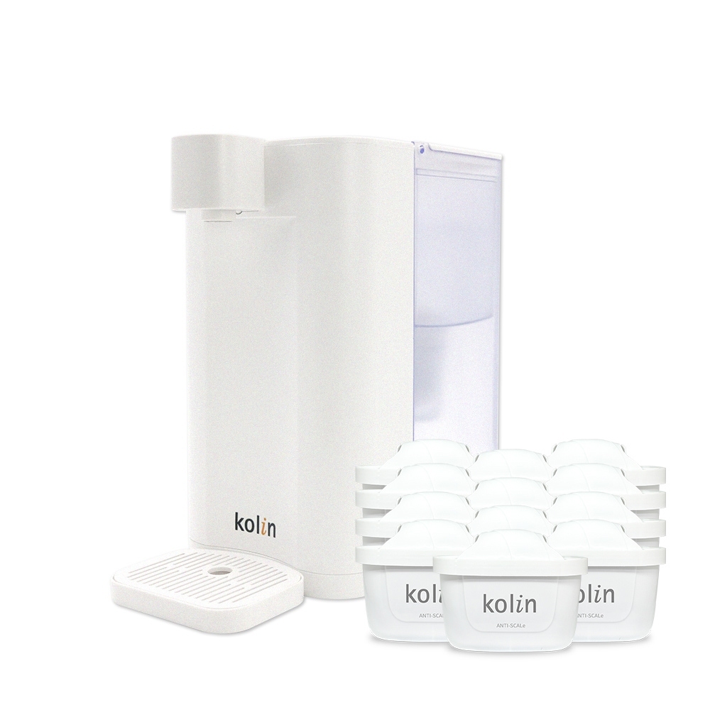 Kolin 歌林 3L UVC滅菌瞬熱開飲機+五重濾芯12入(強效去水垢/共13芯), , large