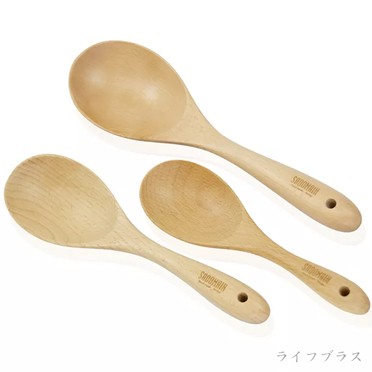 山毛櫸水滴菜匙(小)-2入組, , large