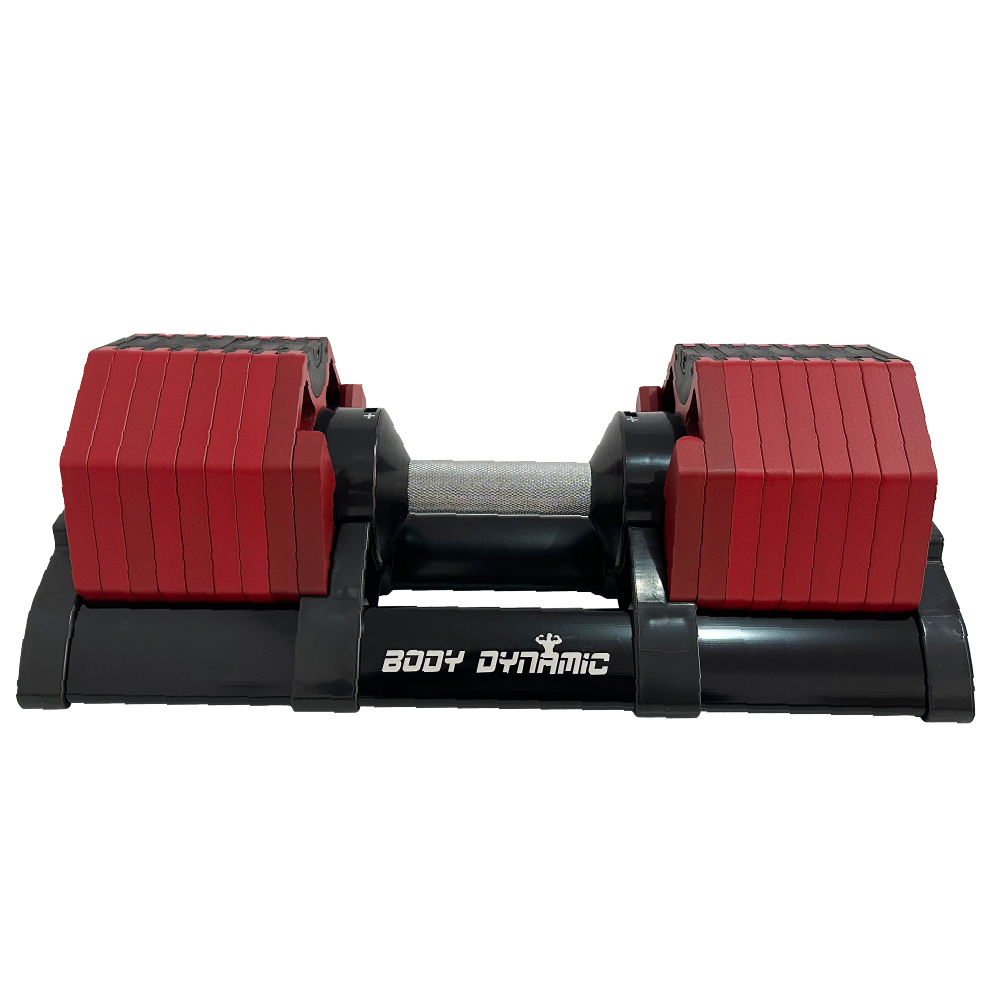 TO-AD32-2 Adjustable Dumbbell 32KG (16-Level) Red, , large