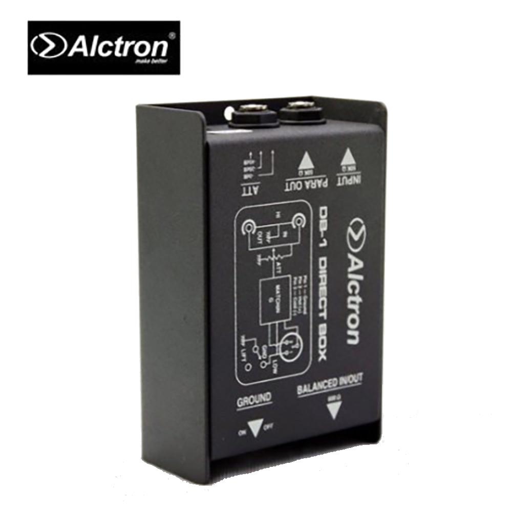 ALCTRON DB-1 被動式單聲道DI BOX阻抗器【敦煌樂器】, , large