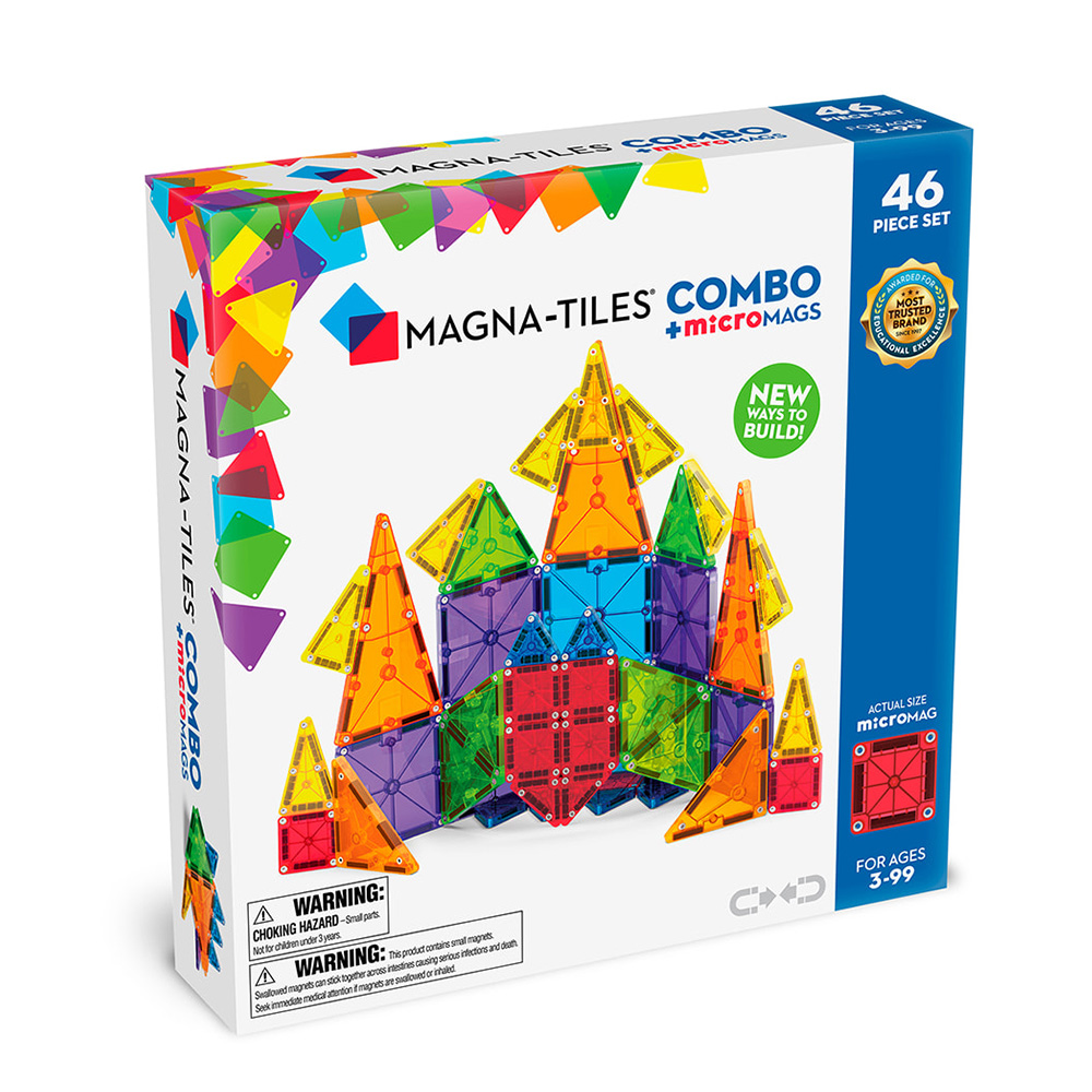 Magna-Tiles microMAGS磁力片-46片套組, , large