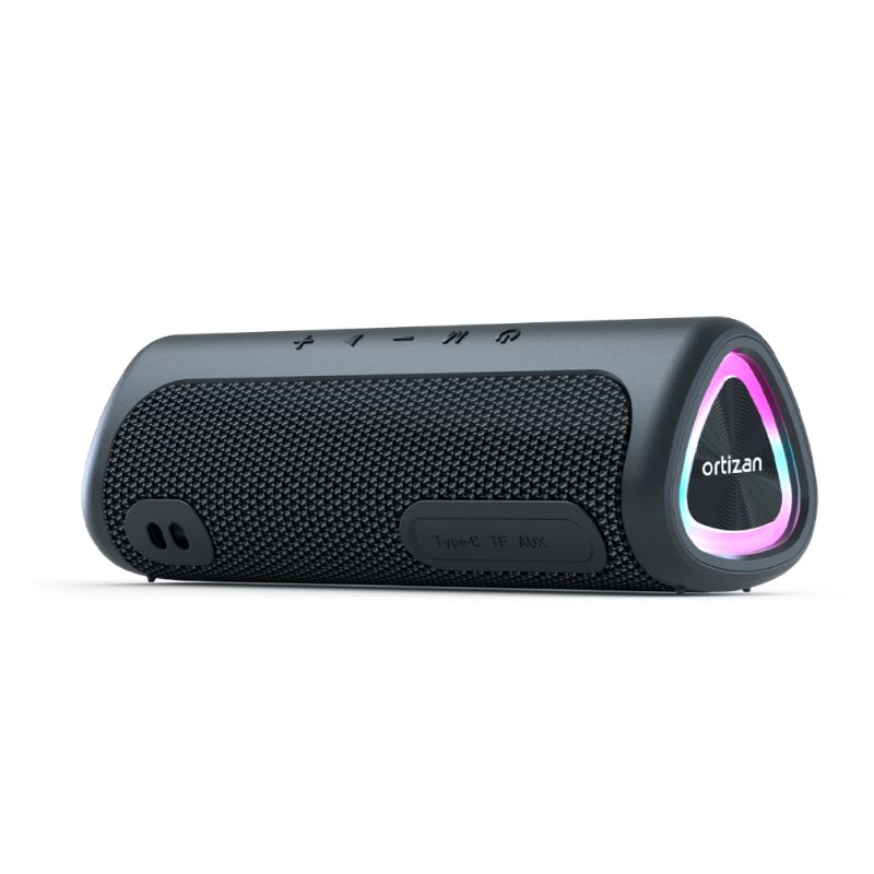 [Ortizan] M7 Wireless Bluetooth Speaker, Portable Outdoor, Deep Bass, TWS Stereo, IPX7 Waterproof, , large