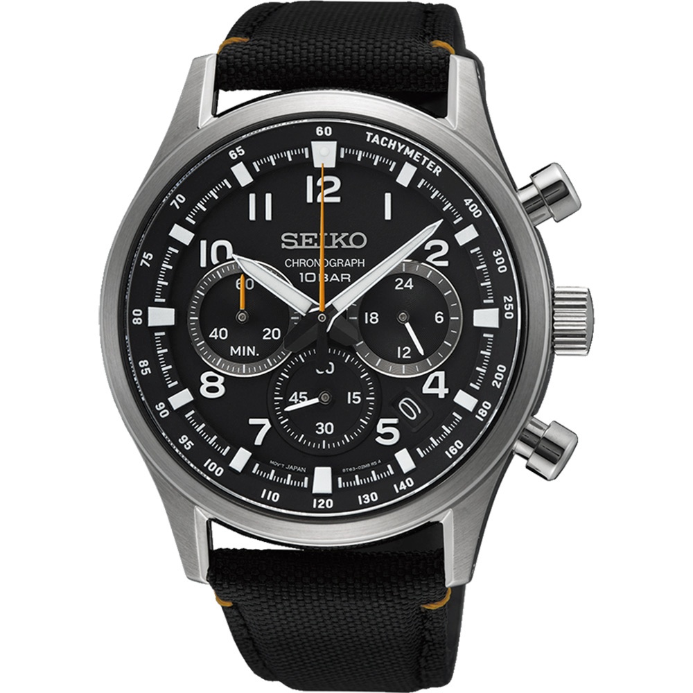 SEIKO 精工 運動三眼計時手錶 SSB449P1/8T63-02M0C