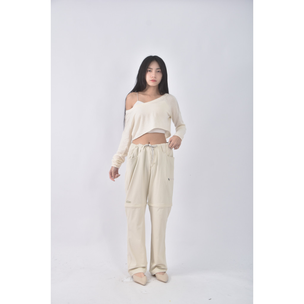(4XL（含）以上) outdoor research西裝高腰白色長褲二手衣, , large