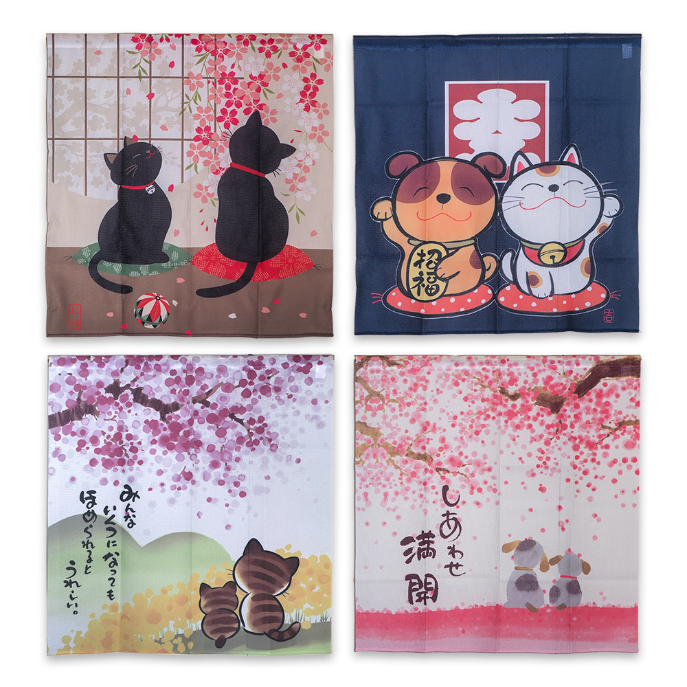 針織中門簾-85x90cm-4條, , large