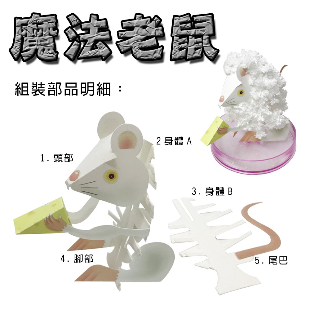 金德恩 GS MALL 台灣製造 魔法成長錢鼠 魔法開花鼠 成長鼠 錢鼠 神奇錢鼠 紙花 開花鼠 裝飾樹 開花樹, , large