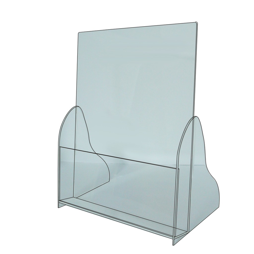 徠福 Life A4壓克力型錄架/DM架(NO.1214)規格:22*3.5*27cm