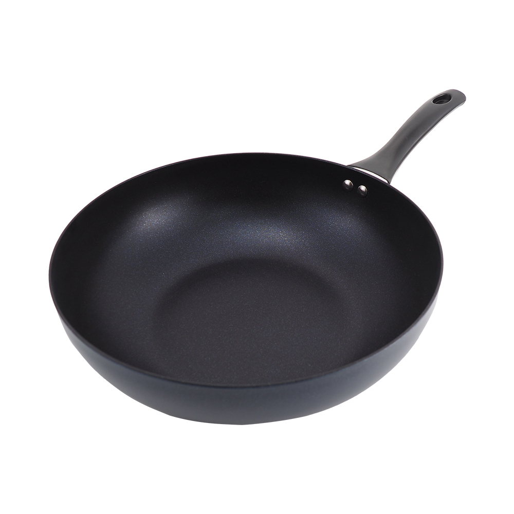 樂司廚品/鑽石不沾深型炒鍋-34cm-1支, , large