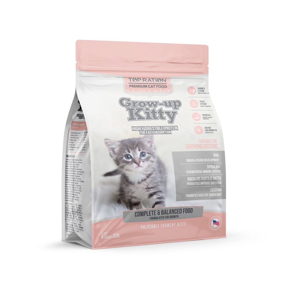 【TOPRATION美式優選】貓糧 幼貓飼料 成長強化配方1.5kg, , large