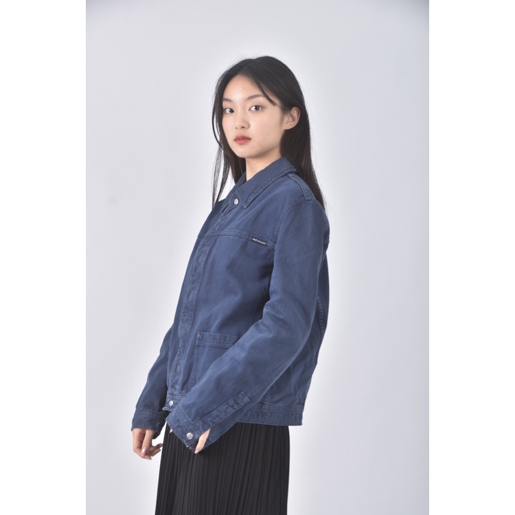 (M) ittierre丹寧牛仔質感棉質純棉藍色外套二手衣, , large