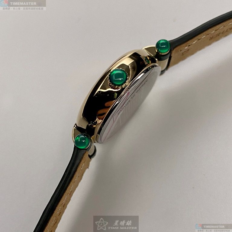[星晴錶業]COACH手錶,26mm,CH00157貝母錶面金色錶殼綠真皮皮革錶帶款, , large