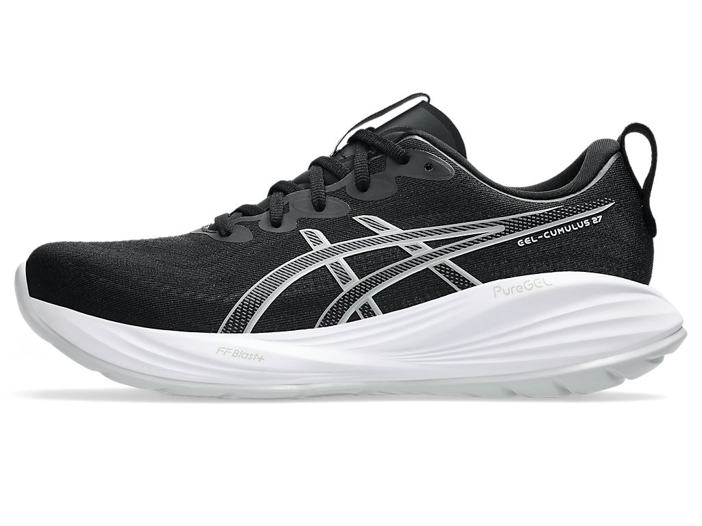 [秉宸] ASICS GEL-CUMULUS 27 (4E) 慢跑鞋 黑白 1011B980-002, , large