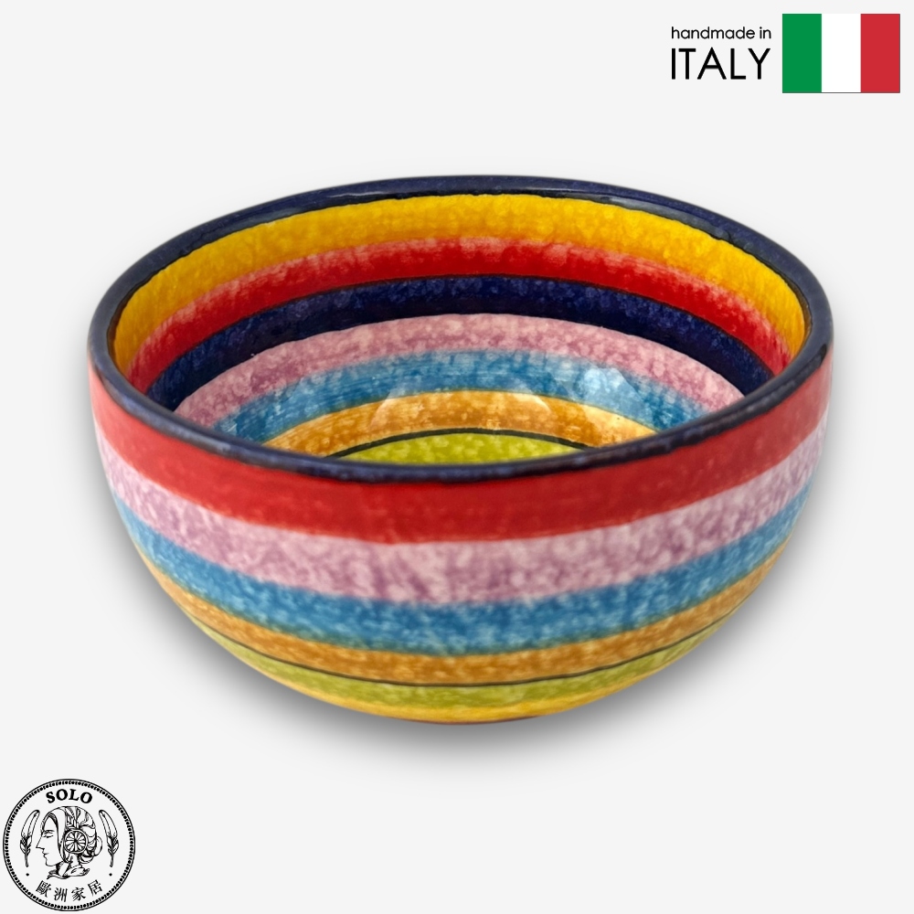 【SOLO Vintage】Modigliani Italian Pottery 13cm Rice Bowl Pop Art Series, , large